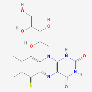 molecular formula C17H20N4O6S B018135 6-Mercaptoriboflavin CAS No. 101760-88-7