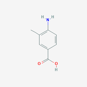 molecular formula C8H9NO2 B181359 4-Amino-3-methylbenzoic acid CAS No. 2486-70-6