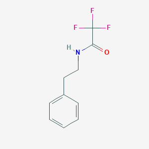 molecular formula C10H10F3NO B181360 2,2,2-Trifluoro-N-(2-phenylethyl)acetamide CAS No. 458-85-5