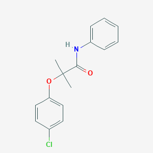 molecular formula C16H16ClNO2 B181365 Propanamide, 2-(4-chlorophenoxy)-2-methyl-N-phenyl- CAS No. 93010-95-8