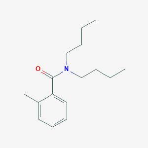 molecular formula C16H25NO B181369 n,n-Dibutyl-2-methylbenzamide CAS No. 5448-40-8