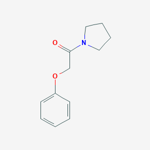 molecular formula C12H15NO2 B181370 Pyrrolidine, 1-(phenoxyacetyl)- CAS No. 112283-41-7