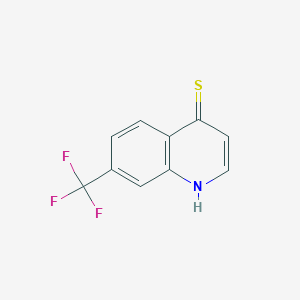 molecular formula C10H6F3NS B181374 7-(三氟甲基)喹啉-4-硫醇 CAS No. 64415-07-2