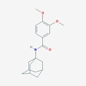 molecular formula C19H25NO3 B181377 N-(1-adamantyl)-3,4-dimethoxybenzamide CAS No. 352561-13-8