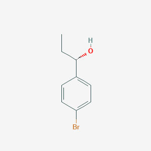 molecular formula C9H11BrO B181378 (1S)-1-(4-bromophenyl)propan-1-ol CAS No. 131320-21-3