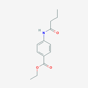 molecular formula C13H17NO3 B181381 Ethyl 4-(butanoylamino)benzoate CAS No. 71134-92-4