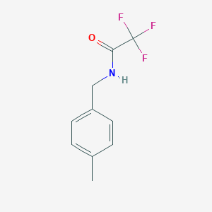 molecular formula C10H10F3NO B181383 2,2,2-trifluoro-N-(4-methylbenzyl)acetamide CAS No. 88708-68-3