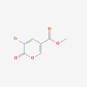 molecular formula C7H5BrO4 B181384 methyl 3-bromo-2-oxo-2H-pyran-5-carboxylate CAS No. 42933-07-3