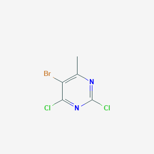 molecular formula C5H3BrCl2N2 B181392 5-溴-2,4-二氯-6-甲基嘧啶 CAS No. 56745-01-8