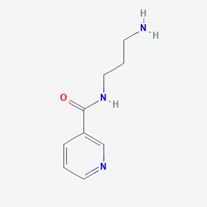 molecular formula C9H13N3O B181395 N-(3-aminopropyl)pyridine-3-carboxamide CAS No. 135854-53-4