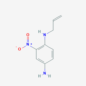 molecular formula C9H11N3O2 B181397 4-(N-Allylamino)-3-nitroaniline CAS No. 160219-76-1