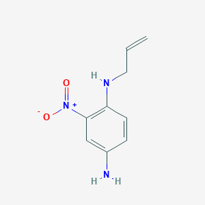 molecular formula C9H11N3O2 B181397 N-(2-Nitro-4-aminophenyl)-allylamine CAS No. 160219-76-1
