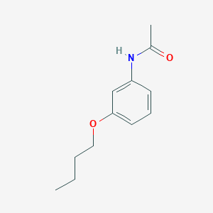 molecular formula C12H17NO2 B181398 N-(3-butoxyphenyl)acetamide CAS No. 55792-53-5