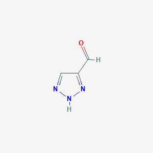molecular formula C3H3N3O B181404 1H-1,2,3-Triazole-4-carbaldehyde CAS No. 16681-68-8