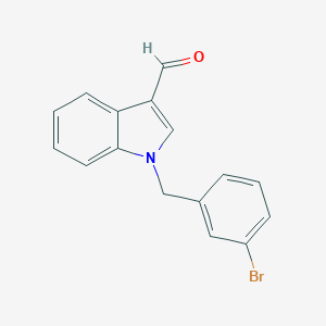 molecular formula C16H12BrNO B181430 1-(3-溴苄基)-1H-吲哚-3-甲醛 CAS No. 174367-69-2