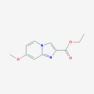 molecular formula C11H12N2O3 B181434 Ethyl 7-methoxyimidazo[1,2-a]pyridine-2-carboxylate CAS No. 129912-04-5