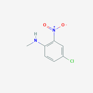 molecular formula C7H7ClN2O2 B181444 4-氯-N-甲基-2-硝基苯胺 CAS No. 15950-17-1