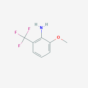 molecular formula C8H8F3NO B181450 2-甲氧基-6-(三氟甲基)苯胺 CAS No. 133863-87-3