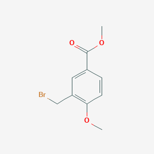 molecular formula C10H11BrO3 B181451 Methyl 3-(bromomethyl)-4-methoxybenzoate CAS No. 142031-88-7