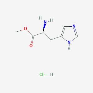 molecular formula C7H12ClN3O2 B181456 Methyl L-histidinate hydrochloride CAS No. 18684-16-7