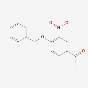 molecular formula C15H13NO4 B018146 4-Benzyloxy-3-nitroacetophenone CAS No. 14347-05-8