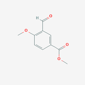 molecular formula C10H10O4 B181462 Methyl 3-formyl-4-methoxybenzoate CAS No. 145742-55-8