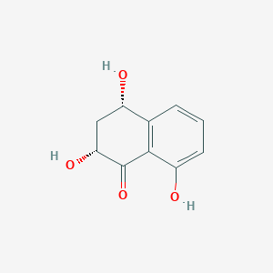 molecular formula C10H10O4 B018147 2,4,8-Trihydroxy-1-tetralone, cis-(-)- CAS No. 110901-28-5