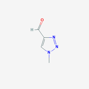 molecular formula C4H5N3O B181473 1-methyl-1H-1,2,3-triazole-4-carbaldehyde CAS No. 16681-69-9