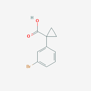 molecular formula C10H9BrO2 B181478 1-(3-Bromophenyl)cyclopropanecarboxylic acid CAS No. 124276-95-5