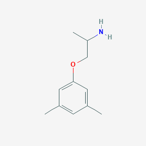 molecular formula C11H17NO B181488 2-(3,5-Dimethyl-phenoxy)-1-methyl-ethylamine CAS No. 117322-93-7