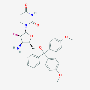 molecular formula C30H30FN3O6 B181491 2'-Deoxy-5'-O-DMT-2'-fluorocytidine CAS No. 177086-37-2