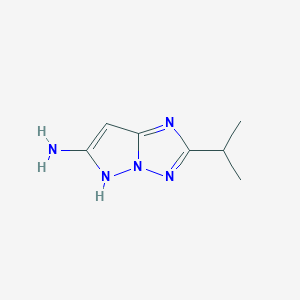 2-Isopropyl-1H-pyrazolo[1,5-b][1,2,4]triazol-6-amine