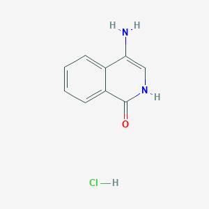 molecular formula C9H9ClN2O B181496 4-Aminoisoquinolin-1(2H)-one hydrochloride CAS No. 108127-91-9