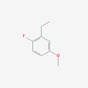 molecular formula C9H11FO B181499 2-Ethyl-1-fluoro-4-methoxybenzene CAS No. 196519-61-6