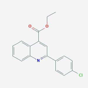 Ethyl 2-(4-chlorophenyl)quinoline-4-carboxylate