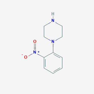 molecular formula C10H13N3O2 B181537 1-(2-硝基苯基)哌嗪 CAS No. 59084-06-9