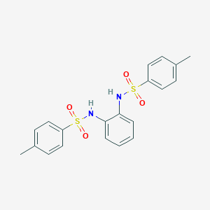 molecular formula C20H20N2O4S2 B181543 4-methyl-N-(2-{[(4-methylphenyl)sulfonyl]amino}phenyl)benzenesulfonamide CAS No. 49633-28-5