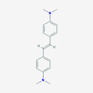 molecular formula C18H22N2 B181548 N-(4-{2-[4-(dimethylamino)phenyl]vinyl}phenyl)-N,N-dimethylamine CAS No. 1931-49-3