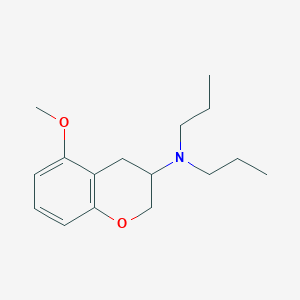 molecular formula C16H25NO2 B018155 5-Methoxy-3-(di-n-propylamino)chroman CAS No. 110927-00-9
