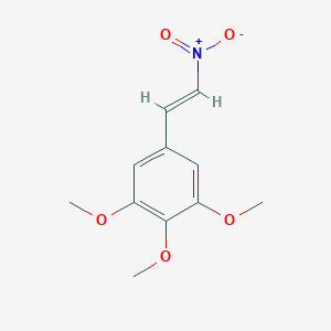 molecular formula C11H13NO5 B181555 1,2,3-trimethoxy-5-[(E)-2-nitrovinyl]benzene CAS No. 6316-70-7