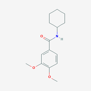 molecular formula C15H21NO3 B181557 N-cyclohexyl-3,4-dimethoxybenzamide CAS No. 86425-50-5