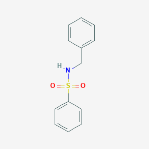 molecular formula C13H13NO2S B181559 N-Benzylbenzenesulfonamide CAS No. 837-18-3