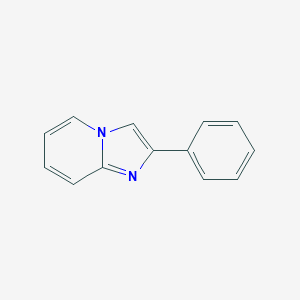 molecular formula C13H10N2 B181562 2-Phenylimidazo[1,2-a]pyridine CAS No. 4105-21-9