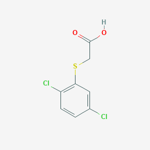 molecular formula C8H6Cl2O2S B181563 [(2,5-Dichlorophenyl)thio]acetic acid CAS No. 6274-27-7