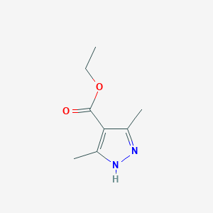 molecular formula C8H12N2O2 B181572 Ethyl 3,5-dimethyl-1H-pyrazole-4-carboxylate CAS No. 35691-93-1