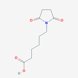 molecular formula C10H15NO4 B181574 6-(2,5-Dioxopyrrolidin-1-yl)hexanoic acid CAS No. 4887-54-1