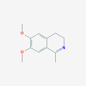 molecular formula C12H15NO2 B181575 6,7-Dimethoxy-1-methyl-3,4-dihydroisoquinoline CAS No. 4721-98-6