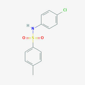 molecular formula C13H12ClNO2S B181583 N-(4-Chlorophenyl)-4-methylbenzenesulfonamide CAS No. 2903-34-6