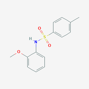 molecular formula C14H15NO3S B181585 N-(2-Methoxyphenyl)-4-methylbenzenesulfonamide CAS No. 6295-94-9