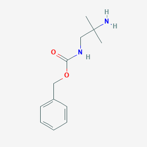 molecular formula C12H18N2O2 B181610 Benzyl (2-amino-2-methylpropyl)carbamate CAS No. 156892-82-9